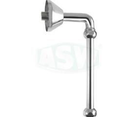 Abgangsbogen DN 15 Messing verchromt